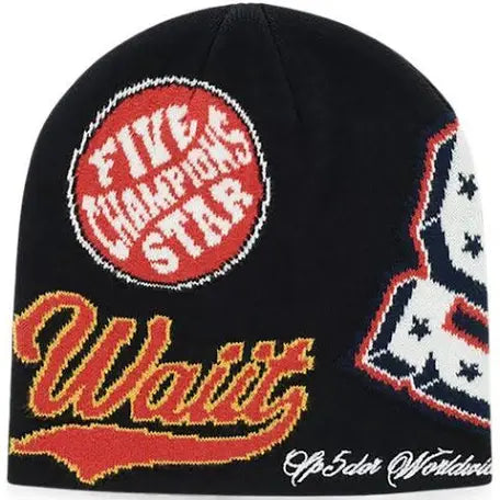 Sp5der District V Beanie Black