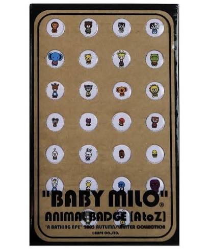 A Bathing Ape Bape 2005 Baby Milo Pin Set