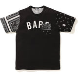 A Bathing Ape Bape Black Bandana Tee