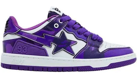 A Bathing Ape Bape Sk8sta “Purple Camo”