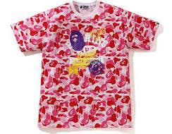 A Bathing Ape Bape ABC Camo Multi Print Tee