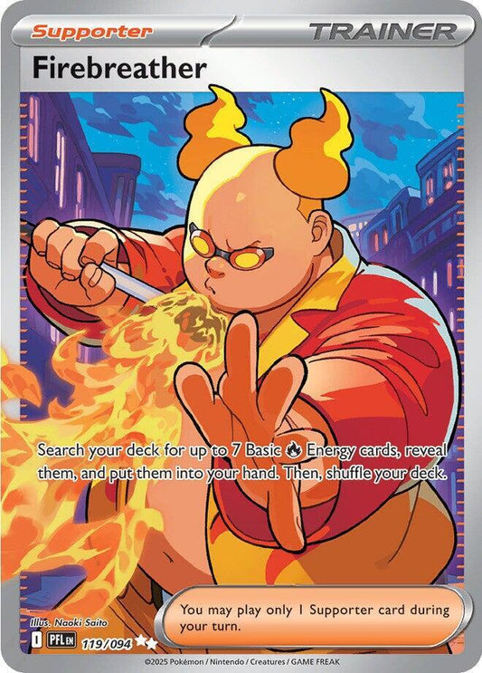 PK Firebreather Trainer Supporter Card (I.R.)