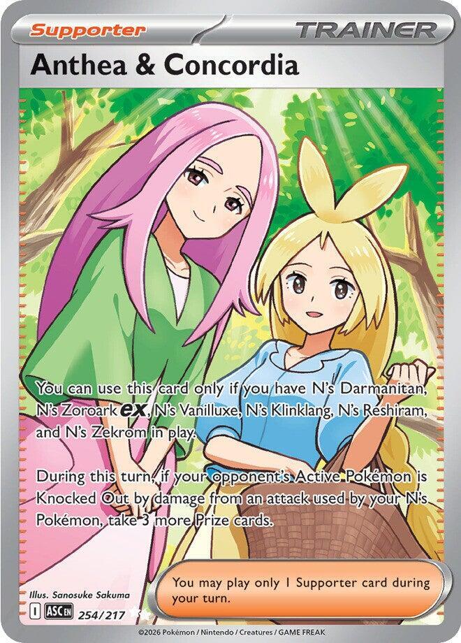 PK Anthea & Concordia Trainer Supporter Card (I.R.)