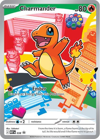 PK Charmander Card (M.E.P.)