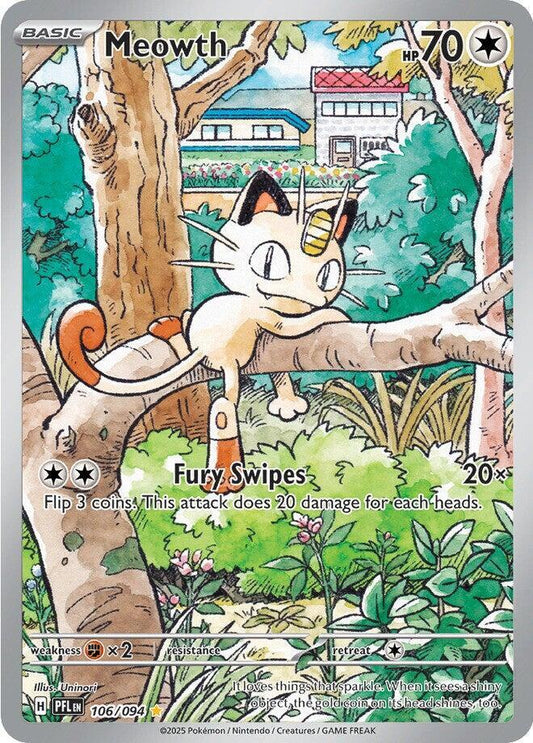 PK Meowth Card (I.R)
