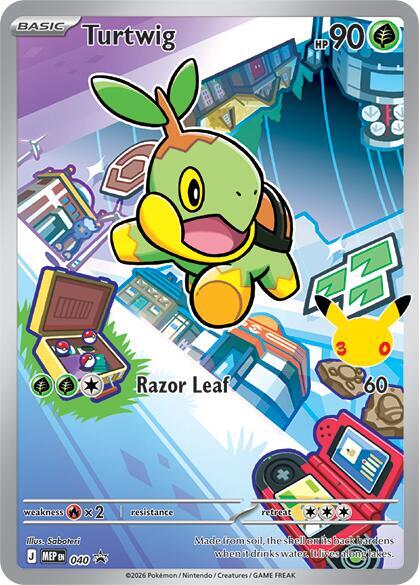 PK Turtwig Card (M.E.P.)