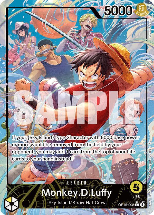 OP Monkey.D.Luffy Leader Card (Alternate Art)