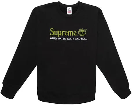 Supreme x Timberland Crewneck Black SS20