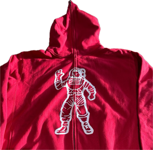 Vintage Billionaire Boys Season 1 Astronaut Full-Zip Hoodie Red