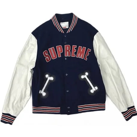 Supreme x Chito “Bones” Varsity Jacket FW18
