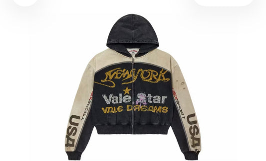 Vale Forever Star Zip Up Hoodie