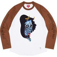 Supreme "Demon Raglan" L/S Shirt Brown (FW22)