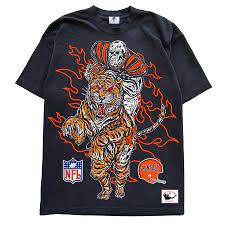 Warren Lotas x NFL "Cincinnati Bengals" Tee Black