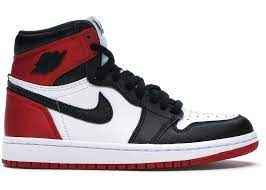 Jordan 1 Retro High "Satin Black Toe"