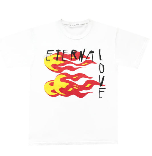 Cactus Plant Flea Market “Eternal Love Flame” Tee White