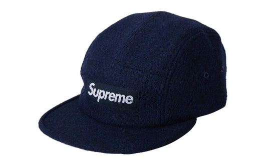 Supreme ‘Tweed Wool’ Camp Cap Navy (FW16)