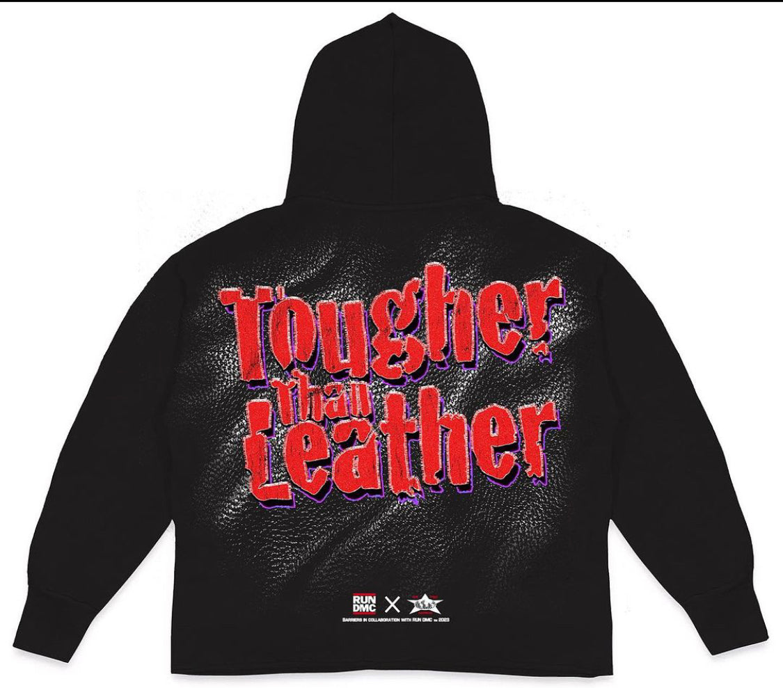 Barriers x RUN DMC "Tougher Than Leather" Hoodie Black