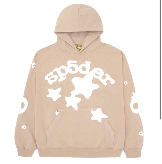 Spider Worldwide "Beluga" Hoodie Light Brown