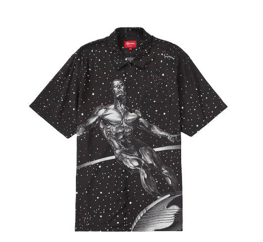 Supreme "Silver Surfer" Button Shirt Black (SS22)