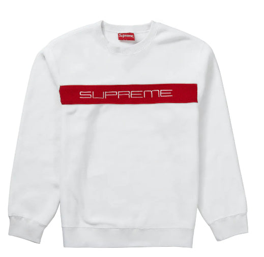 Supreme Polartec Crewneck White (FW19)